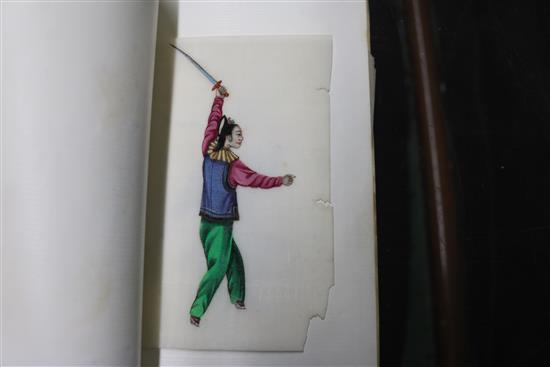 An album of Chinese gouache miniatures